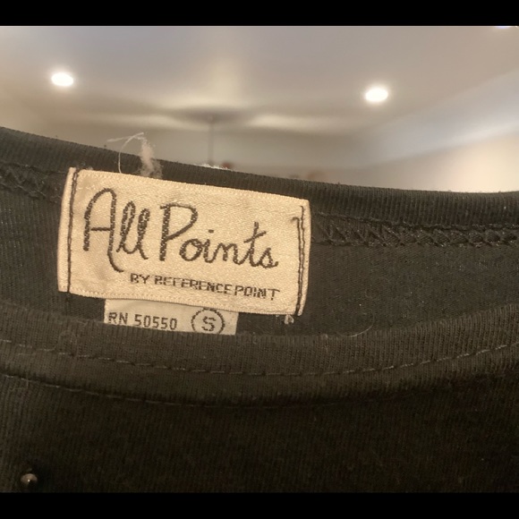 Black knit top from All Points by Reference Point. - Picture 3 of 3